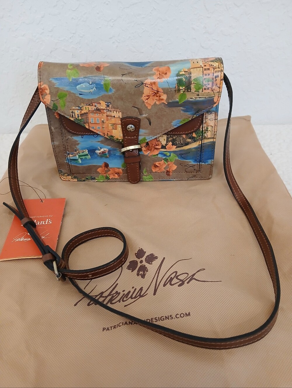 Patricia Nash French Riviera Cassano Crossbody NWT
